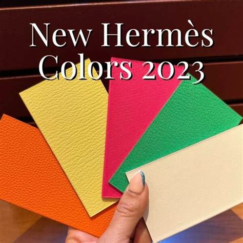 hermes new colors 2023|hermes blue denim 2023.